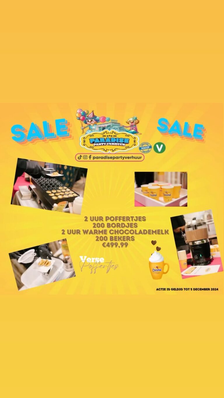 Instagram post from paradisepartyverhuur. This post is in position 6.